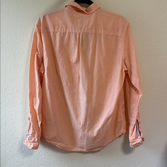 American Eagle Outfitters Orange Gingham Shirt - Picture 5 of 6